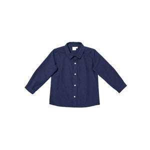 Jeffie Shirt in Navy Corduroy