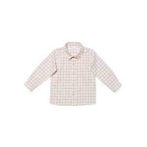 Jeffie Shirt in Pomegranate Plaid