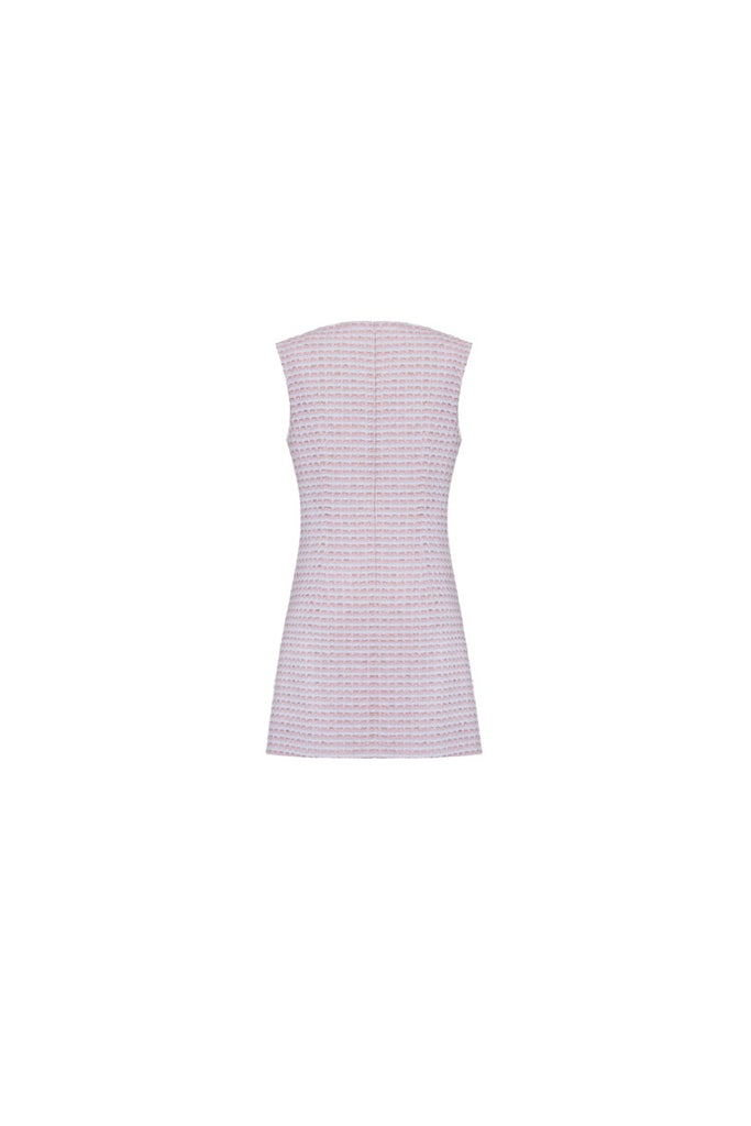 The Jessica Dress in Pink & White