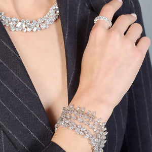 Diamond Fleur-De-Lys Bracelet