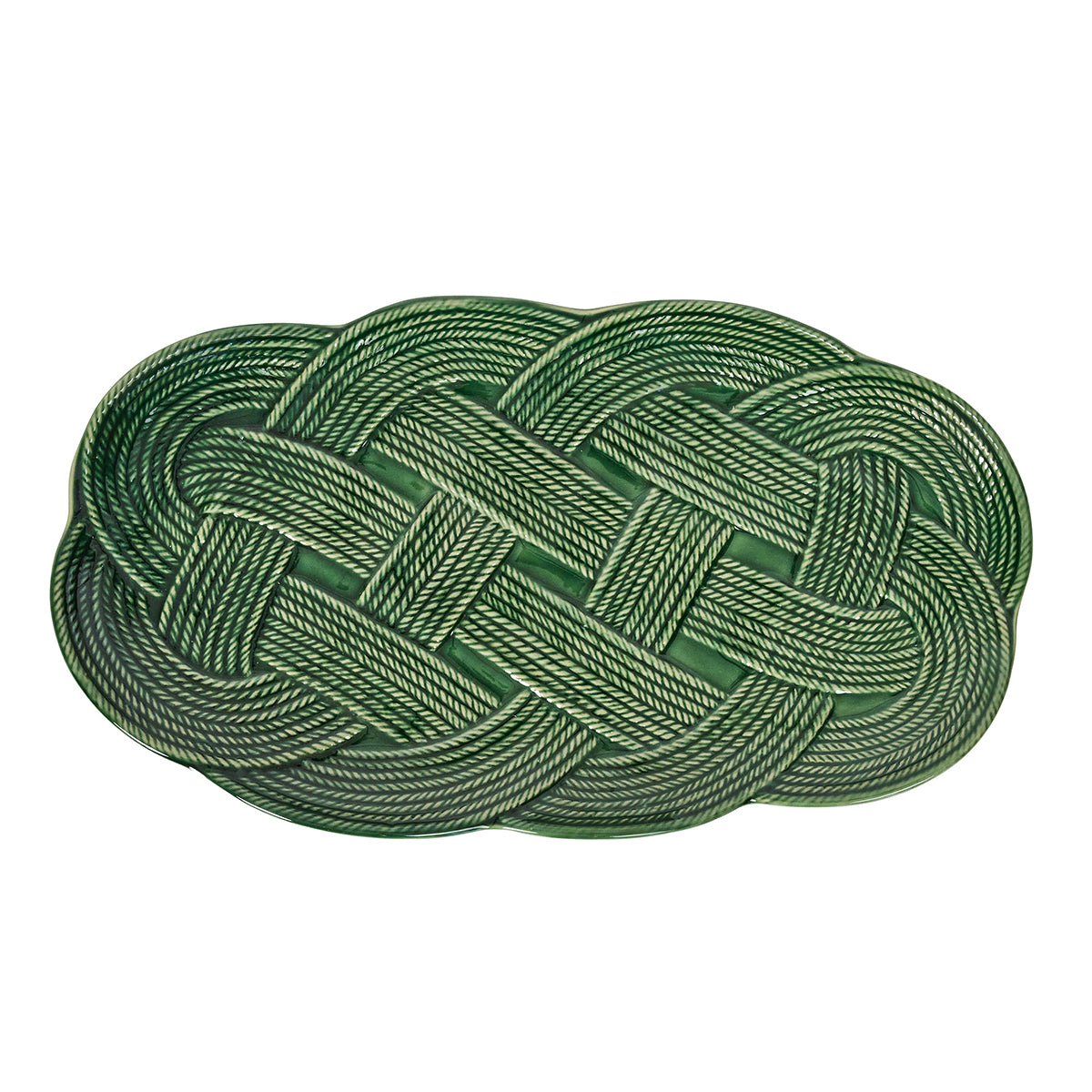 Le Panier Mystic Knot 15" Hostess Tray in Basil