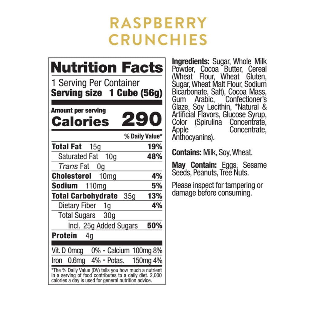 Raspberry Crunchies, Set of 3