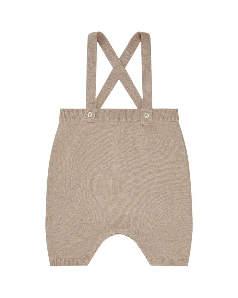 Knit Bubble Suspender Shorts