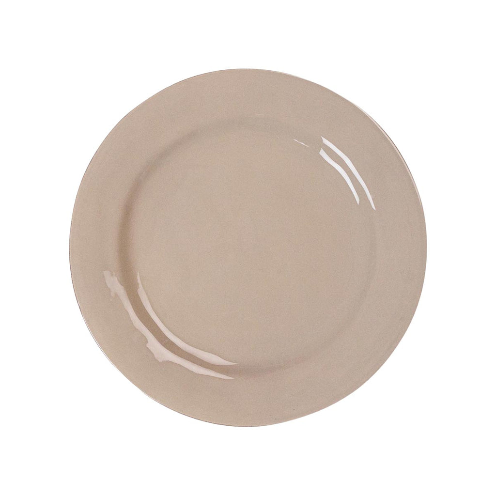 Puro Dinner Plate in Taupe
