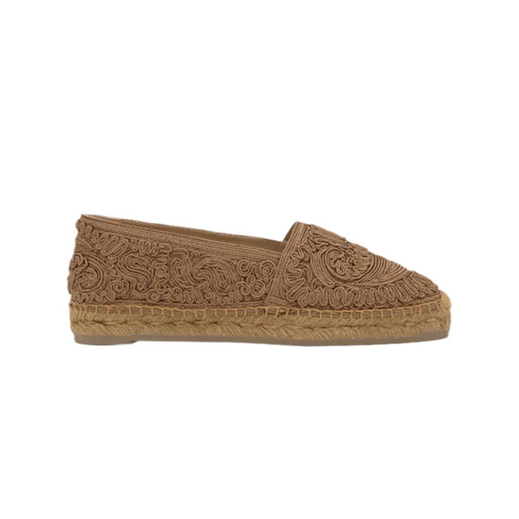 Kenda Paisley Etro in Taupe Cotton