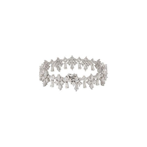 Diamond Fleur-De-Lys Bracelet