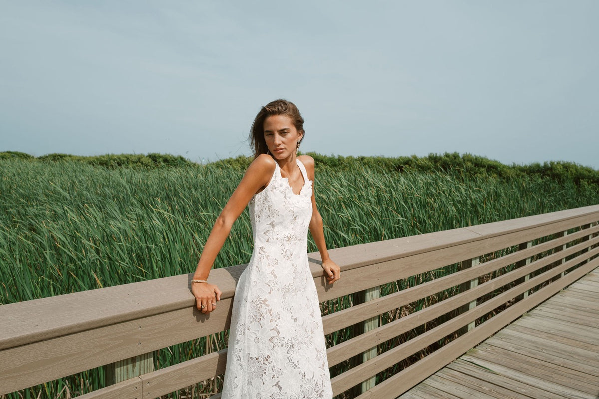 Hera Maxi Dress in White