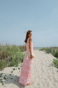 Le Bouquet Maxi Dress in Pink