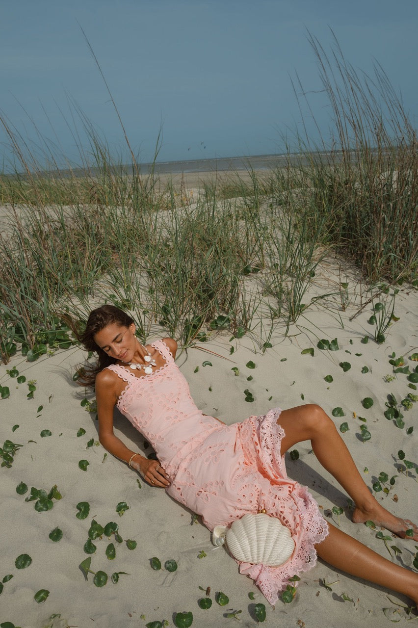 Le Bouquet Maxi Dress in Pink