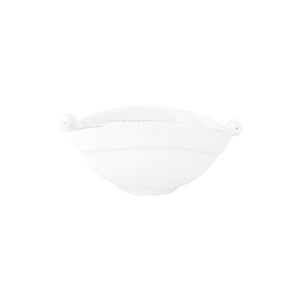 Lastra White Two-Part Olive Bowl