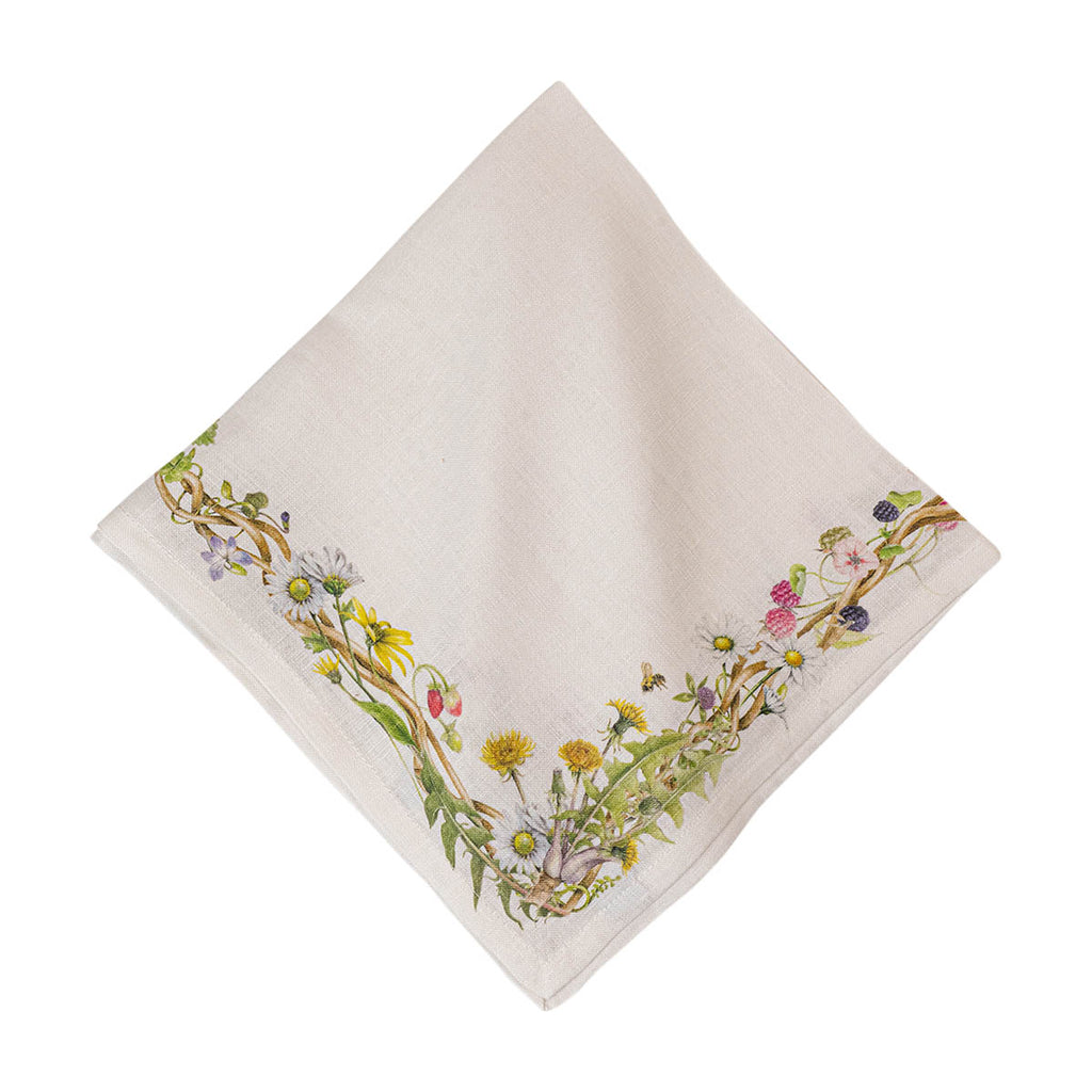 Meadow Walk Linen Napkin in Multi