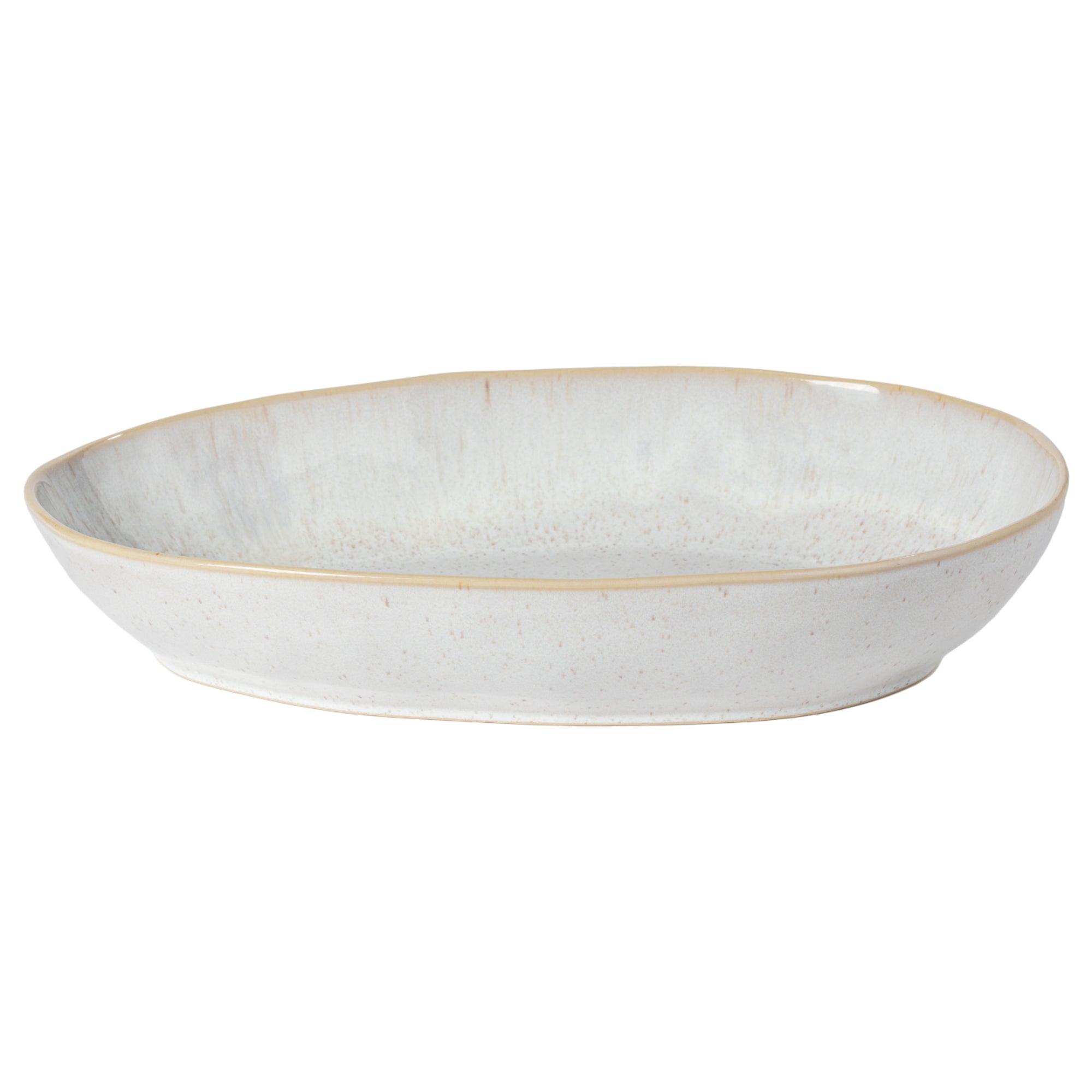 Eivissa Collection Oval Baker 14" in Sand Beige