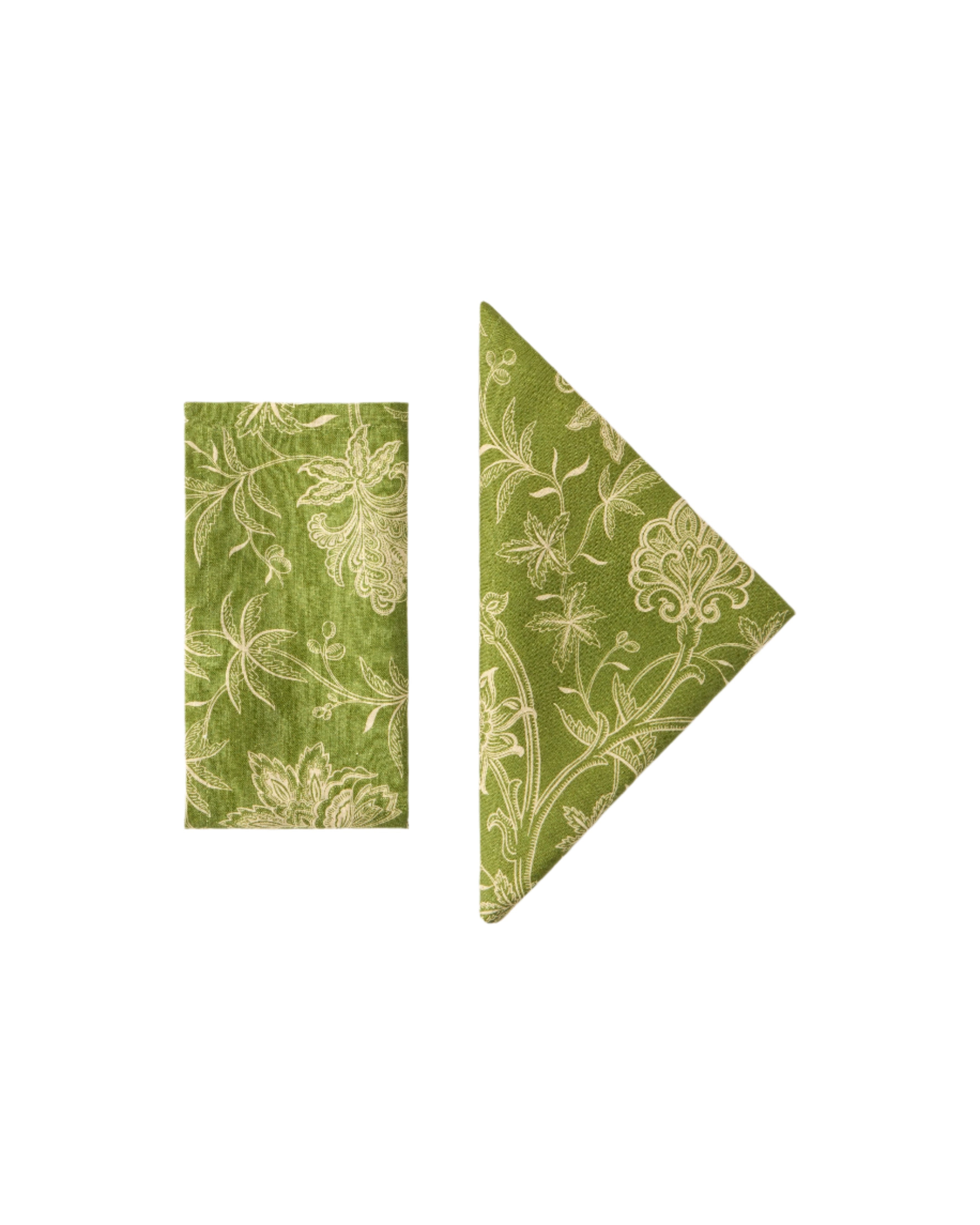 DESTREE x Cabana Napkins in Green, Set of 4
