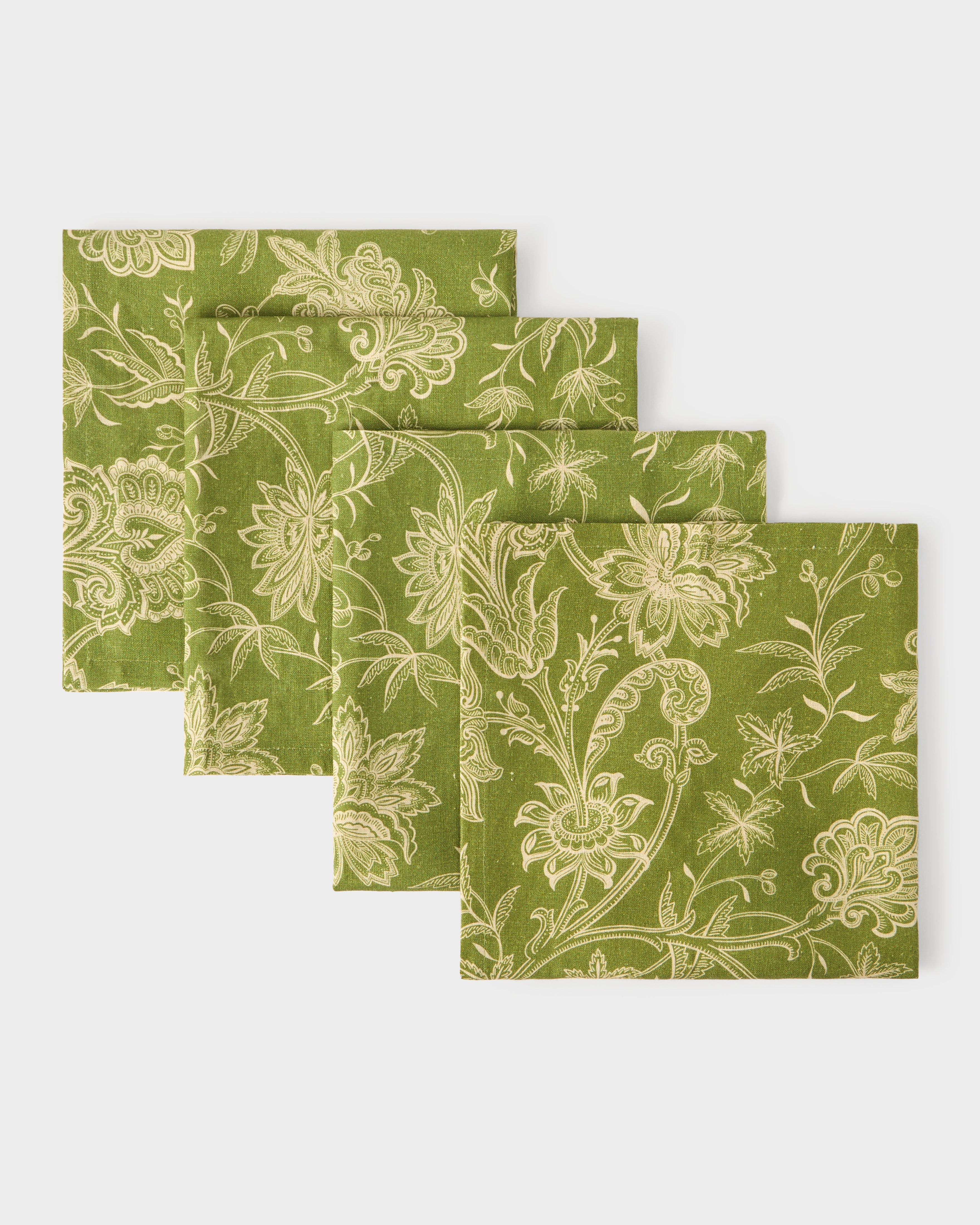 DESTREE x Cabana Napkins in Green, Set of 4