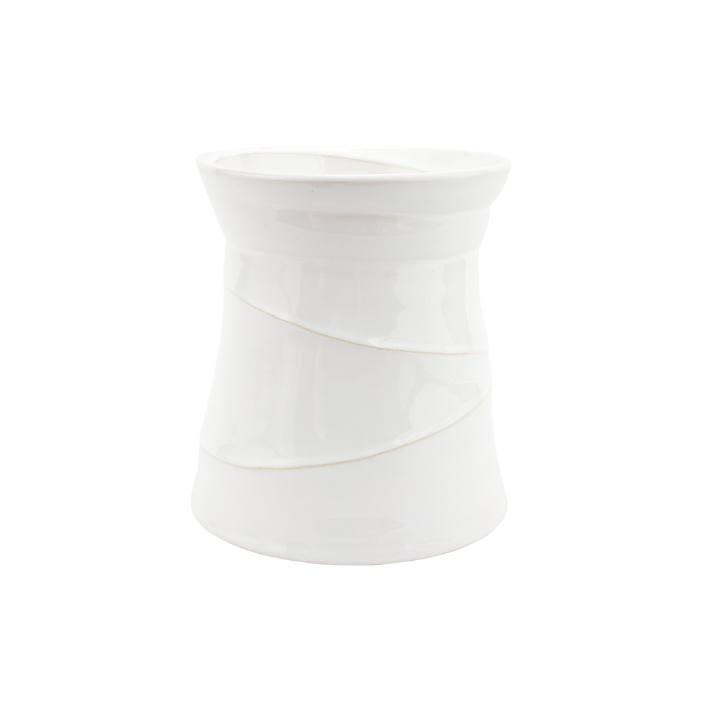 Luna Utensil Holder in White
