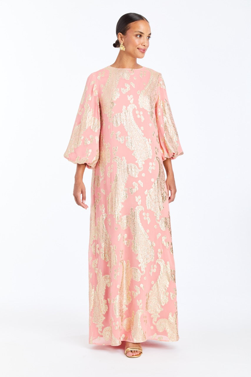 Luzon Gown in Pink Gold