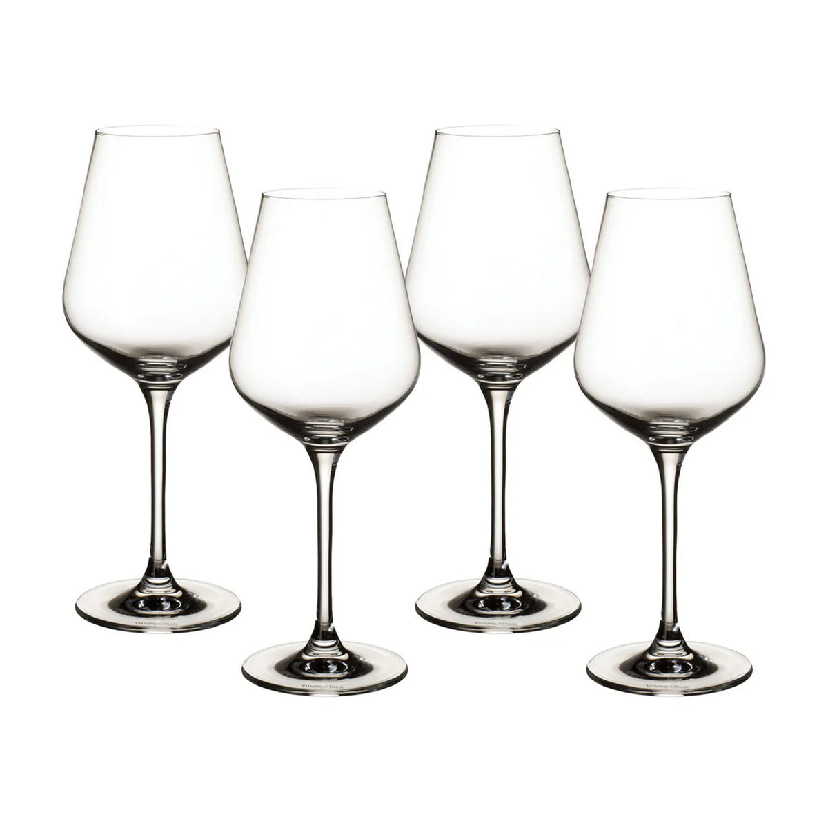 La Divina Bordeaux in Clear, Set of 4