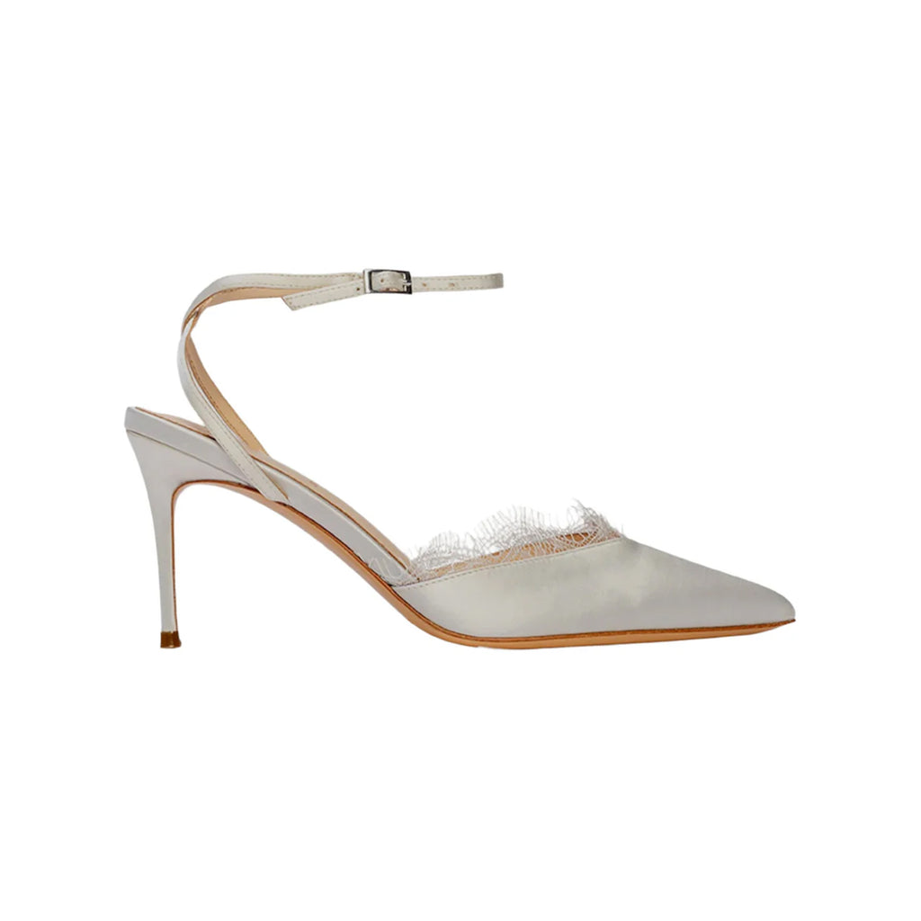Lace 80 in White Satin