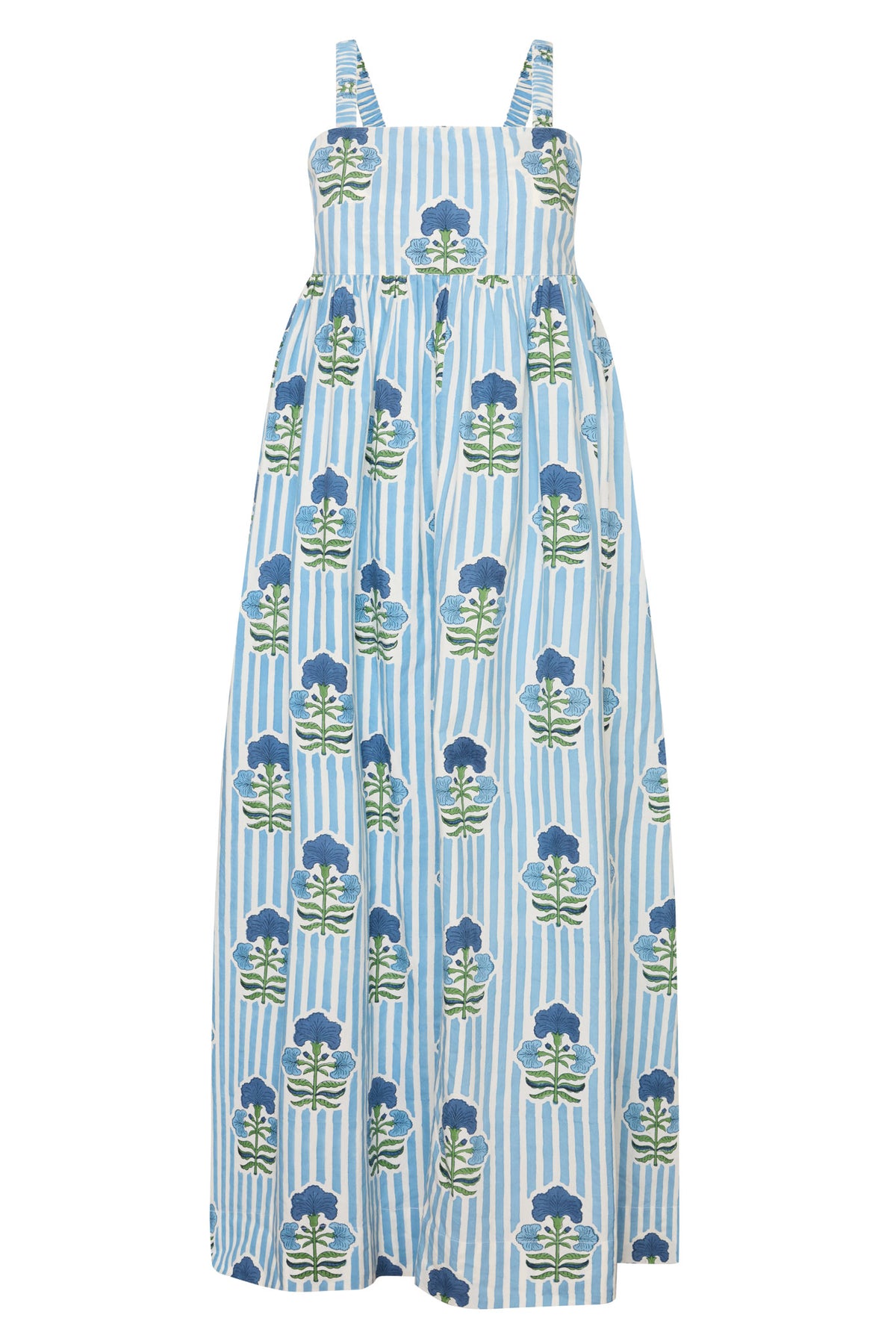 Laguna Sun Dress in Blue & Green