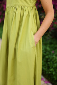 Laguna Sun Dress in Sweet Lime