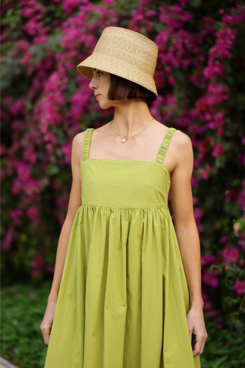 Laguna Sun Dress in Sweet Lime