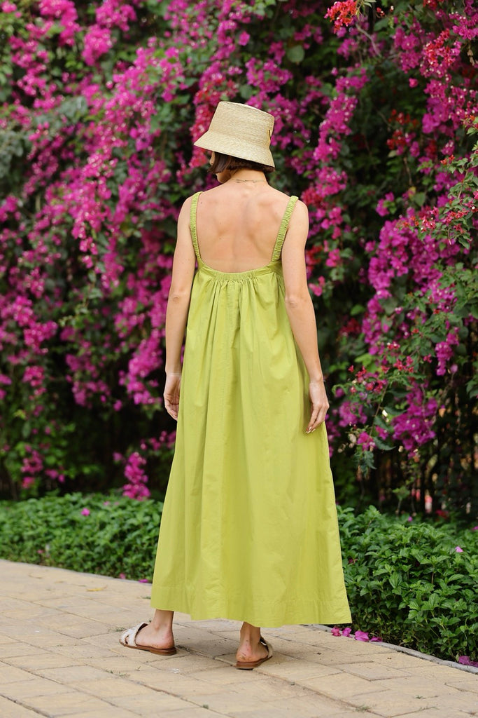 Laguna Sun Dress in Sweet Lime