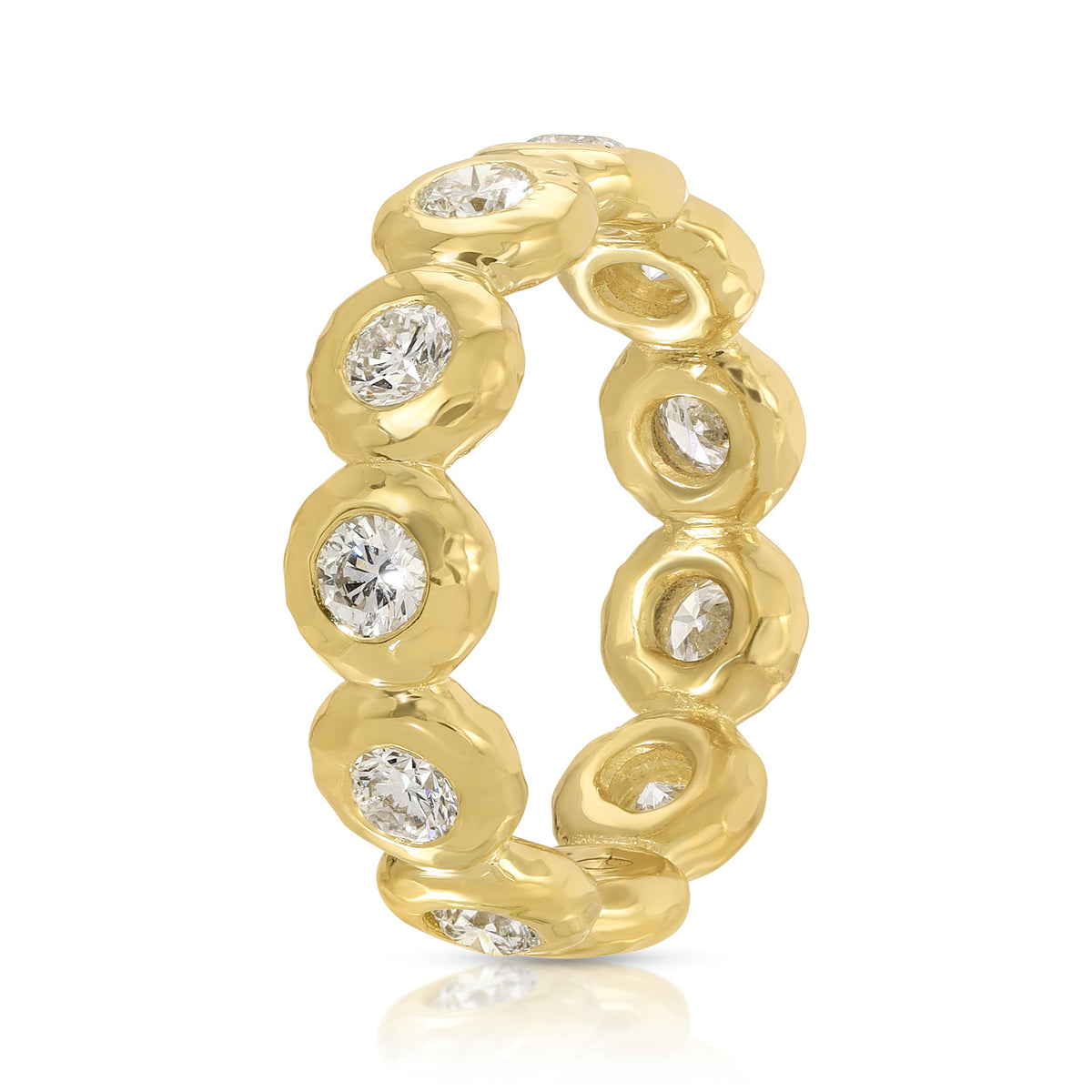 Nesting Gem Eternity Ring - Diamond - Large