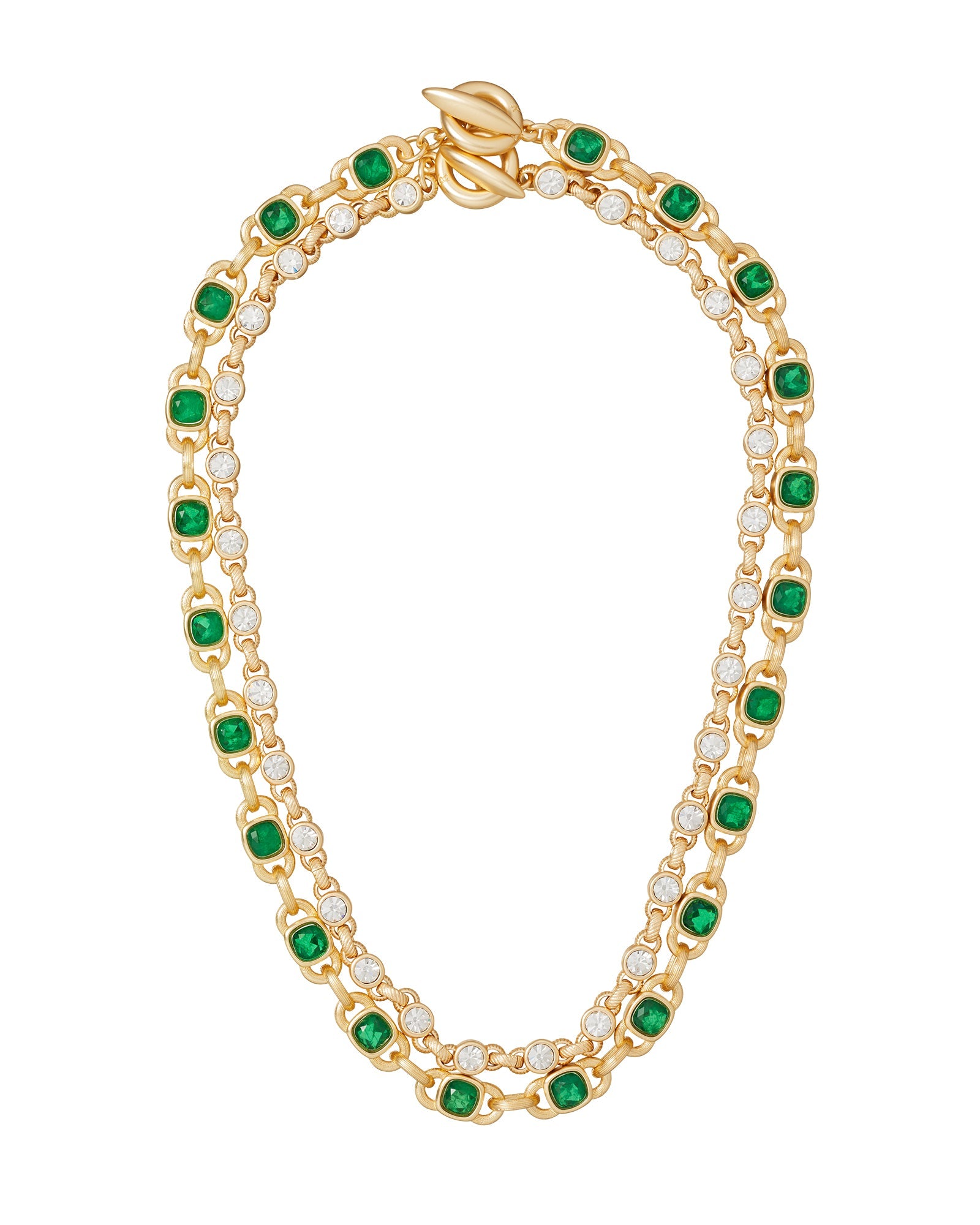 The Jeweled Link Necklace Set