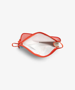 Large Zip Bag in Warm Color Block