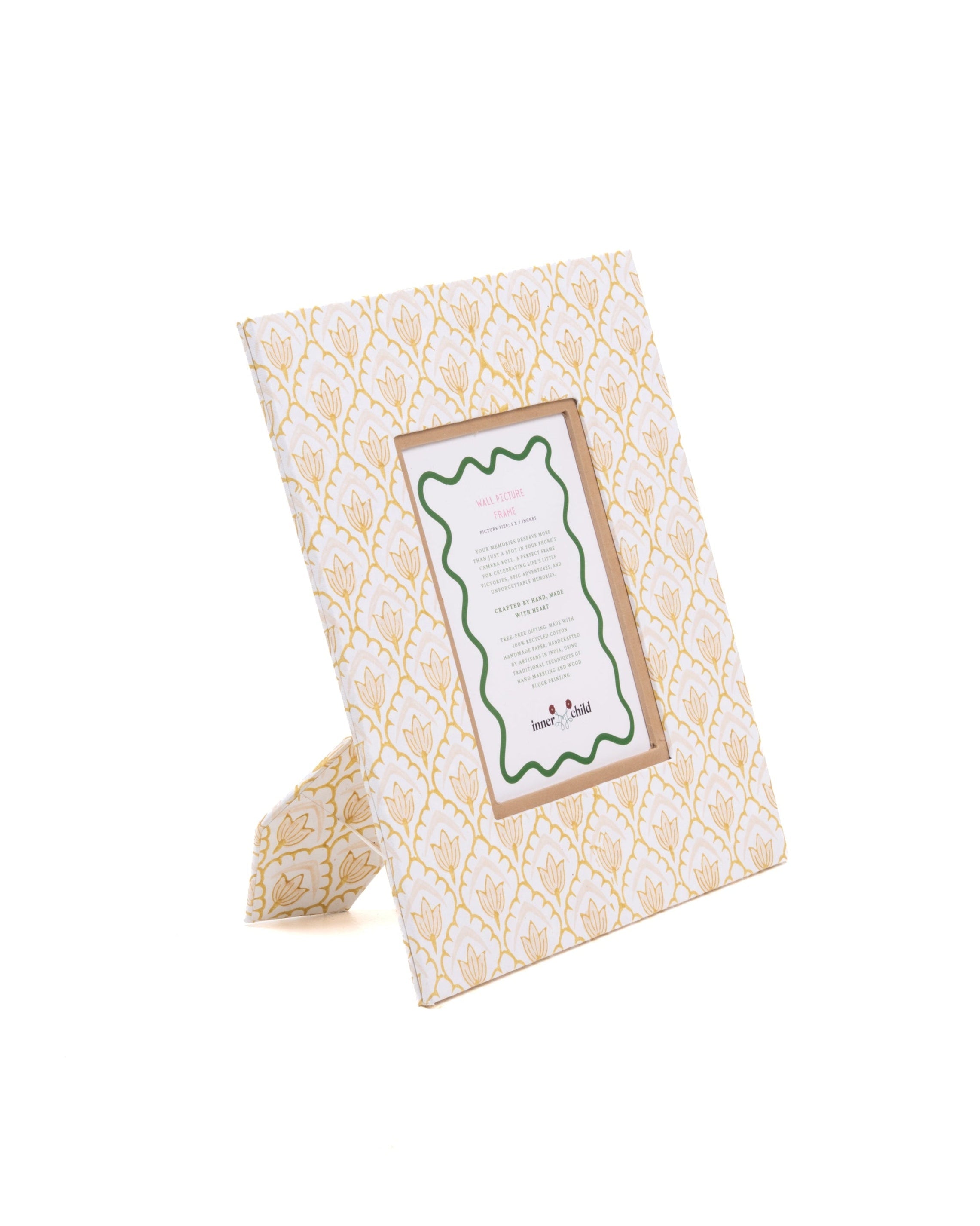 Large Wall Picture Frame 5x7 in Desert Sand Tulip