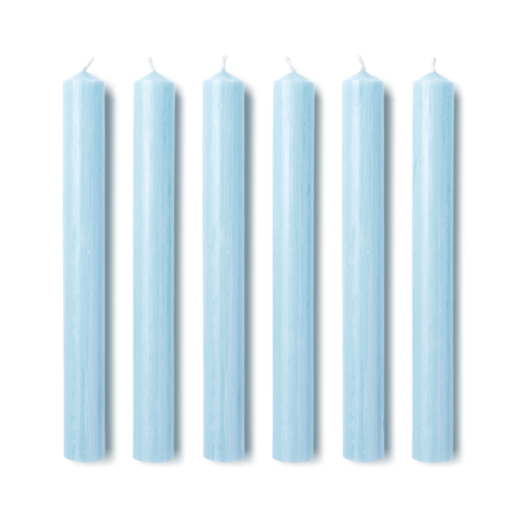 Dinner Candles in Larspur Blue