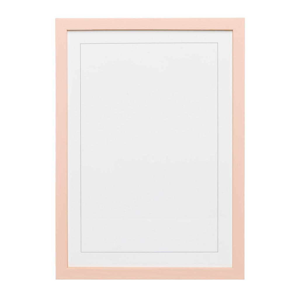 Plaster Pink Wood Picture Frame
