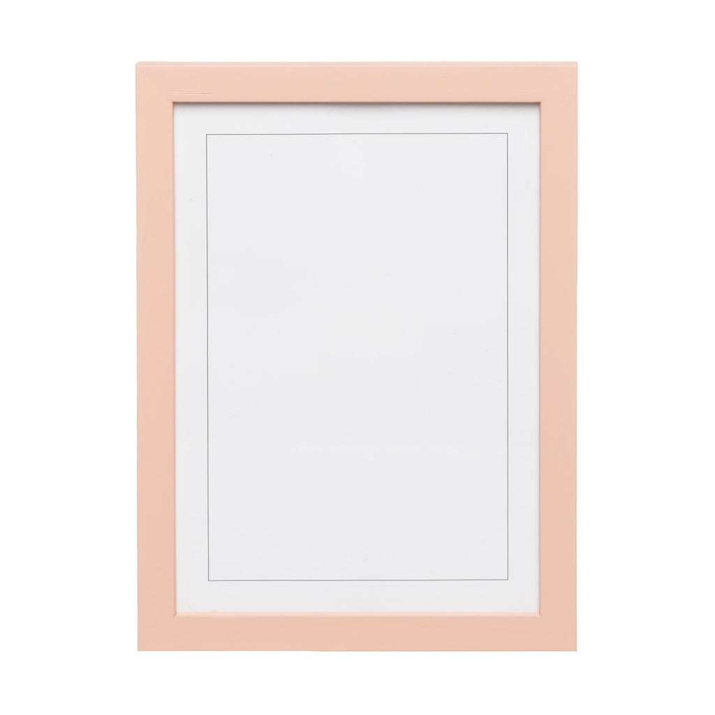 Plaster Pink Wood Picture Frame
