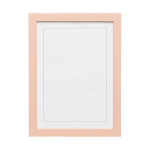 Plaster Pink Wood Picture Frame