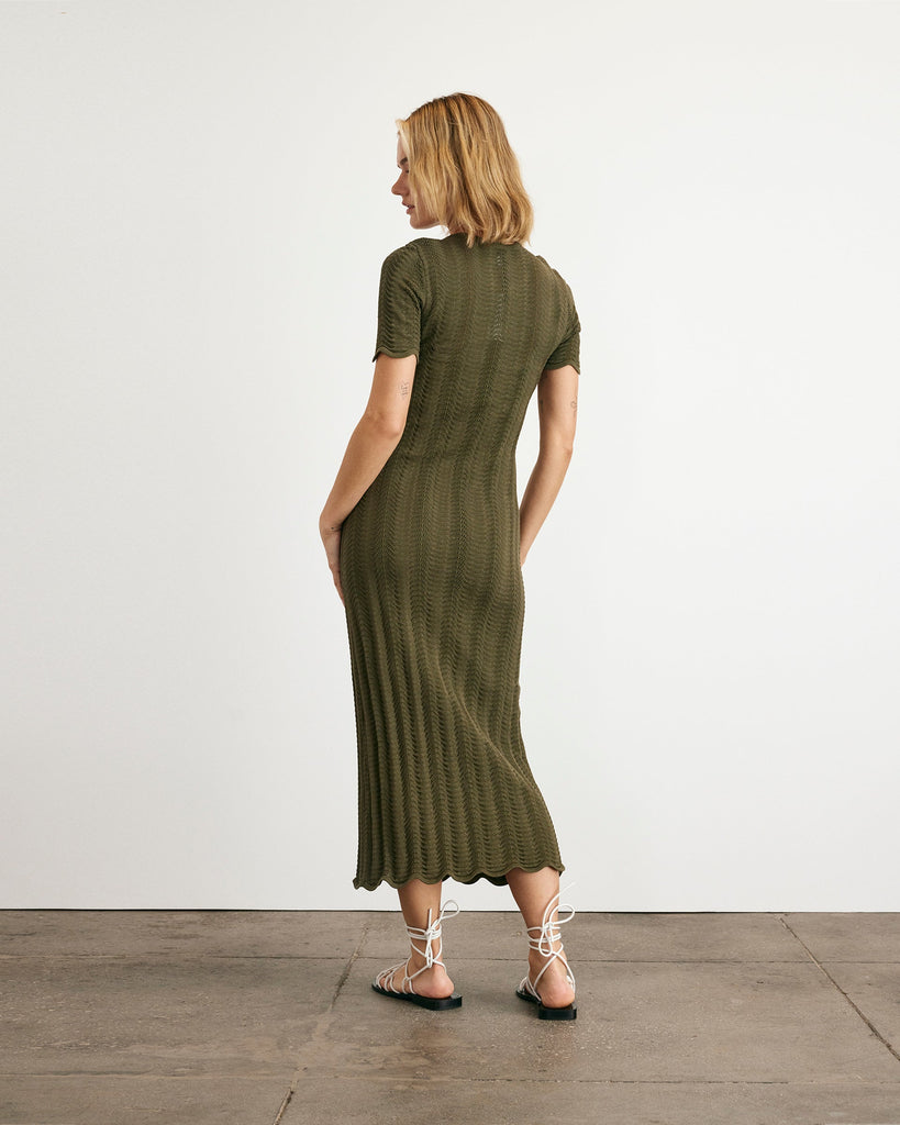 Leighton Dress in Fern