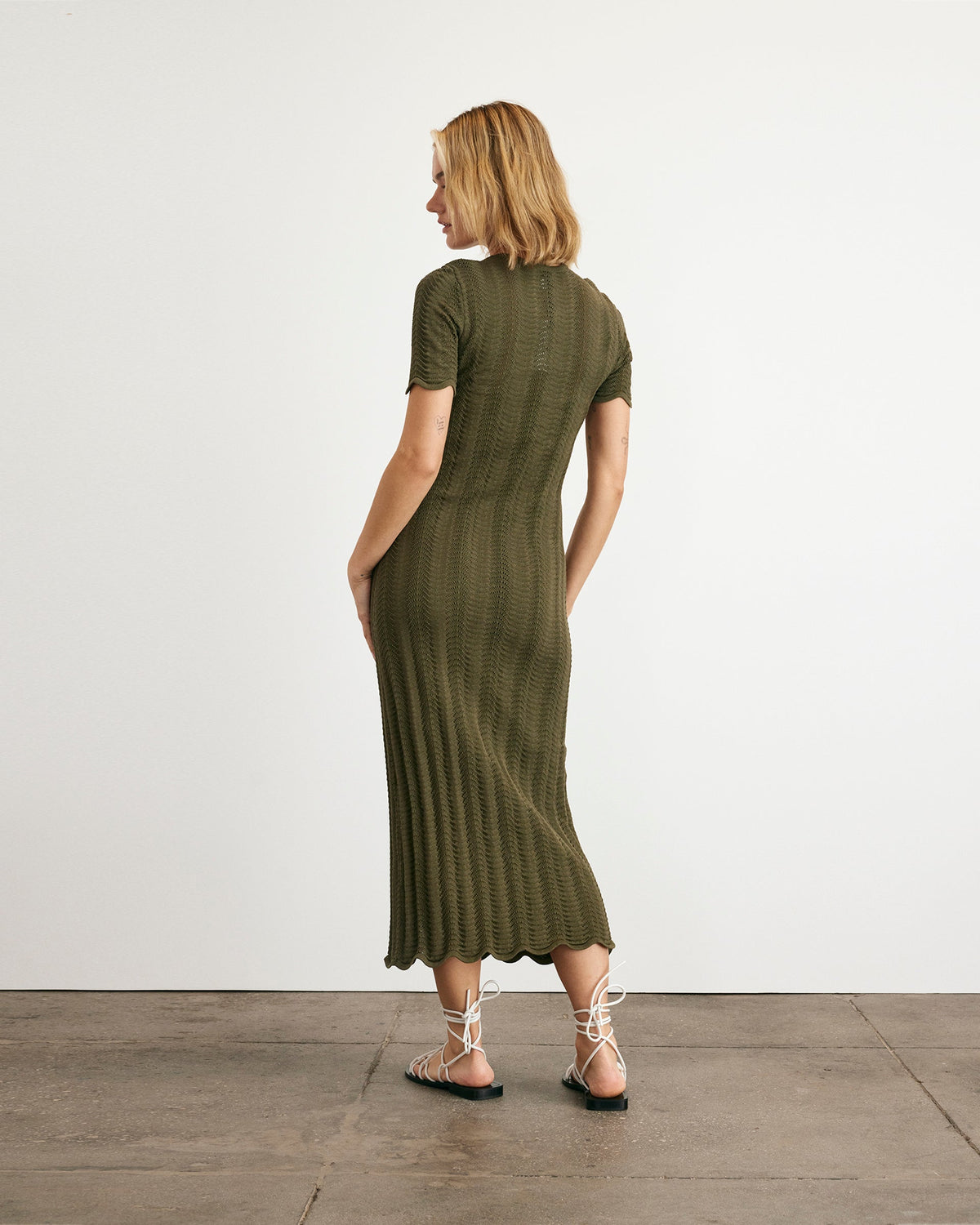 Leighton Dress in Fern