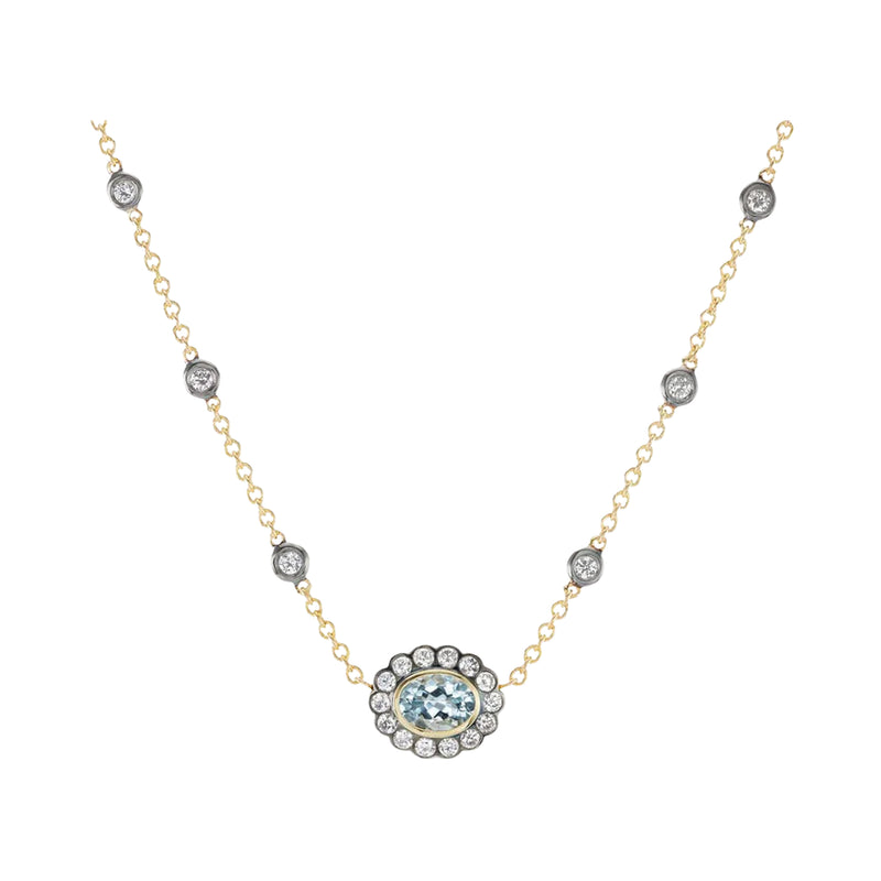 Lexie Choker in Aquamarine