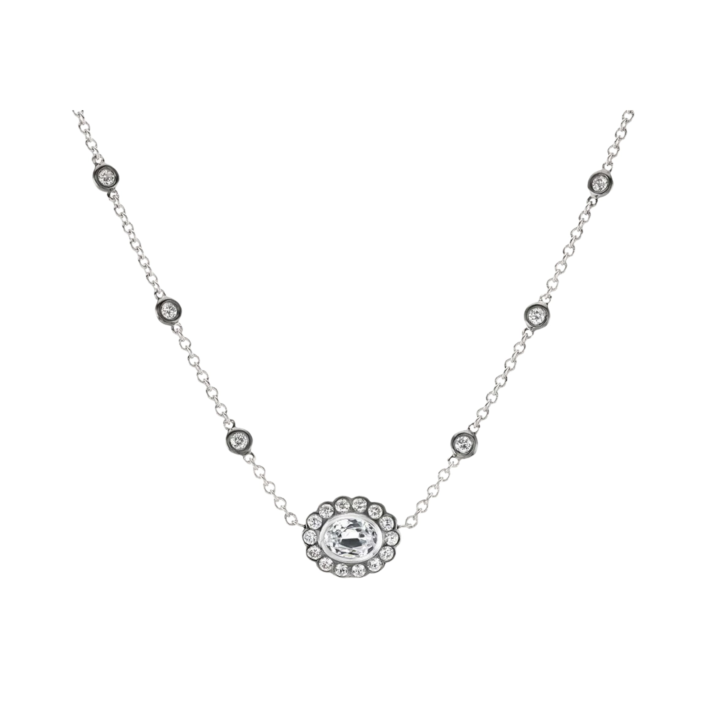 Lexie Choker in White Topaz