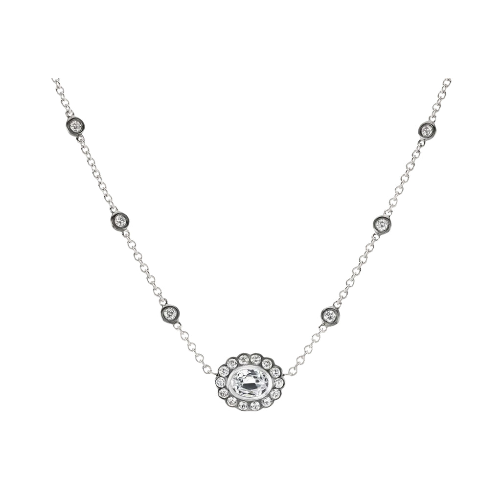 Lexie Choker in White Topaz