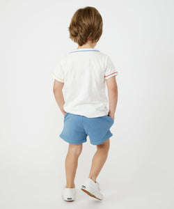 Bailey Baby Short in Dusty Blue