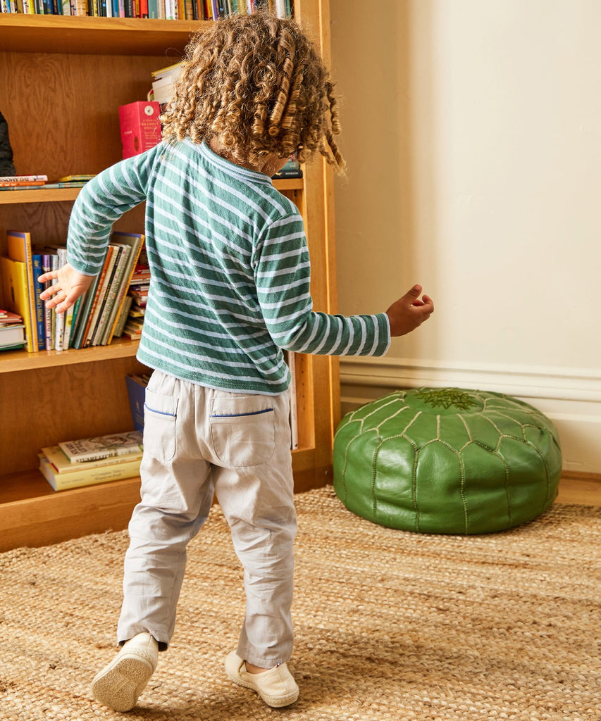 Edward T-Shirt in Forest Stripe