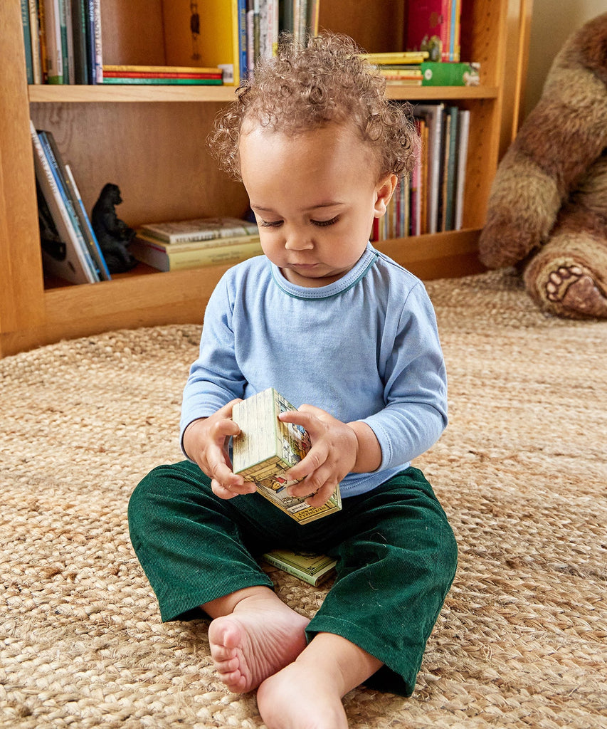 Edward Baby T-Shirt in Dustry Blue