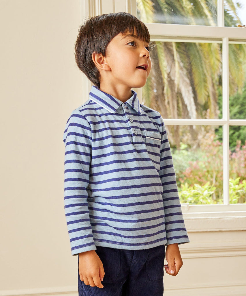 Parker Polo in Sky Stripe