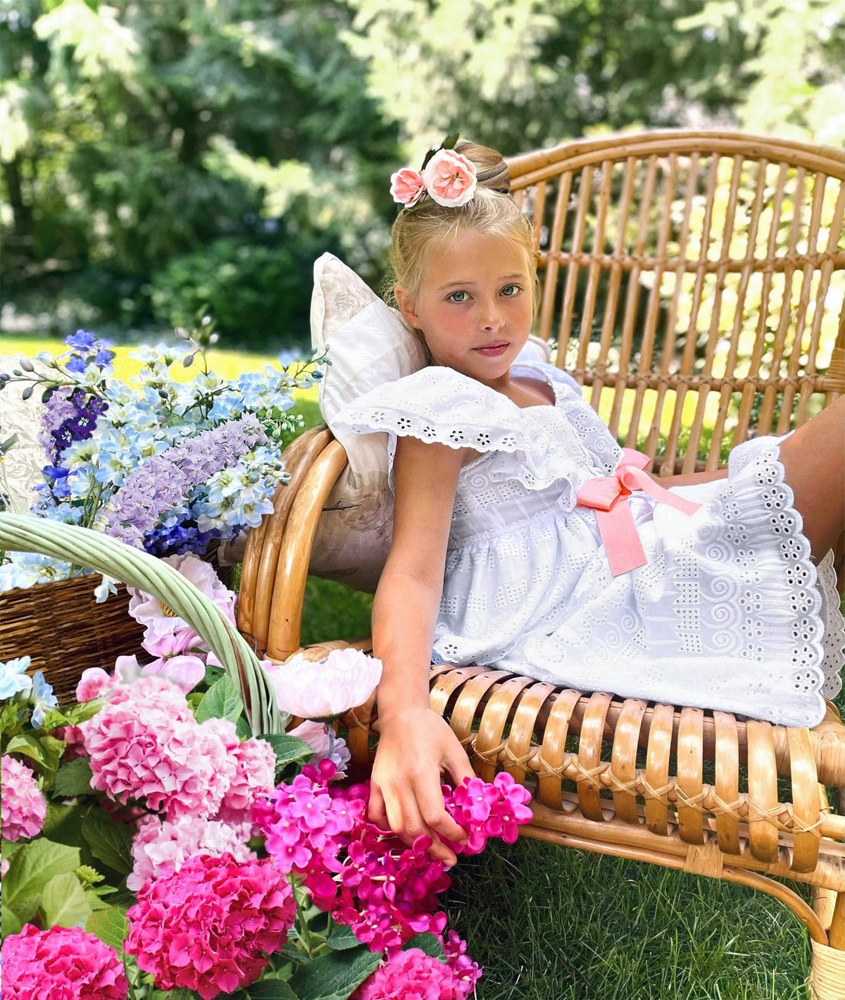 Queen Anne’s Lace Flower Dress