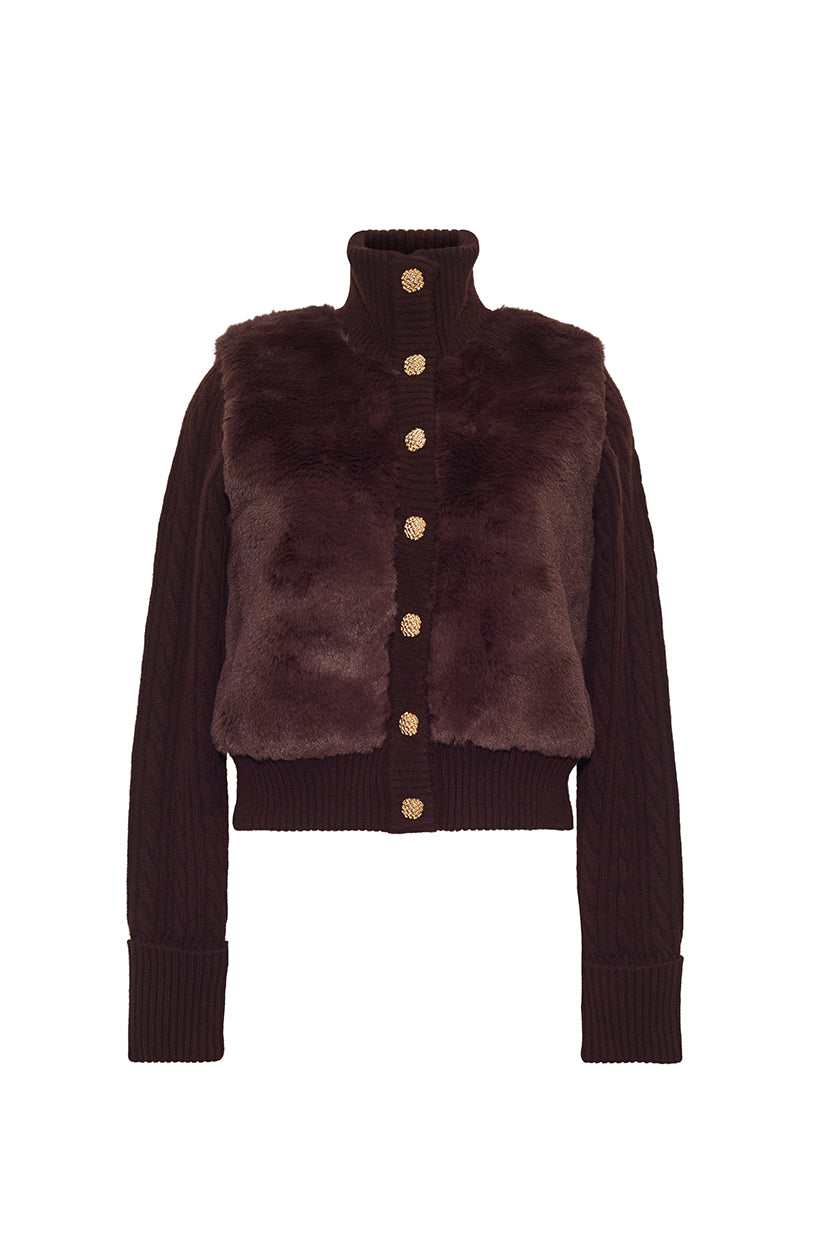 Logan Jacket in Brown