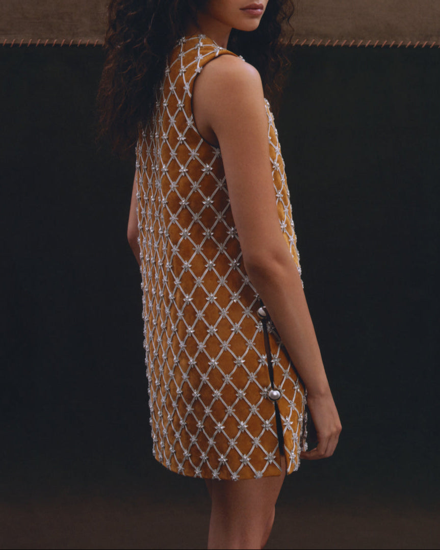 Annie Suede Mini Dress