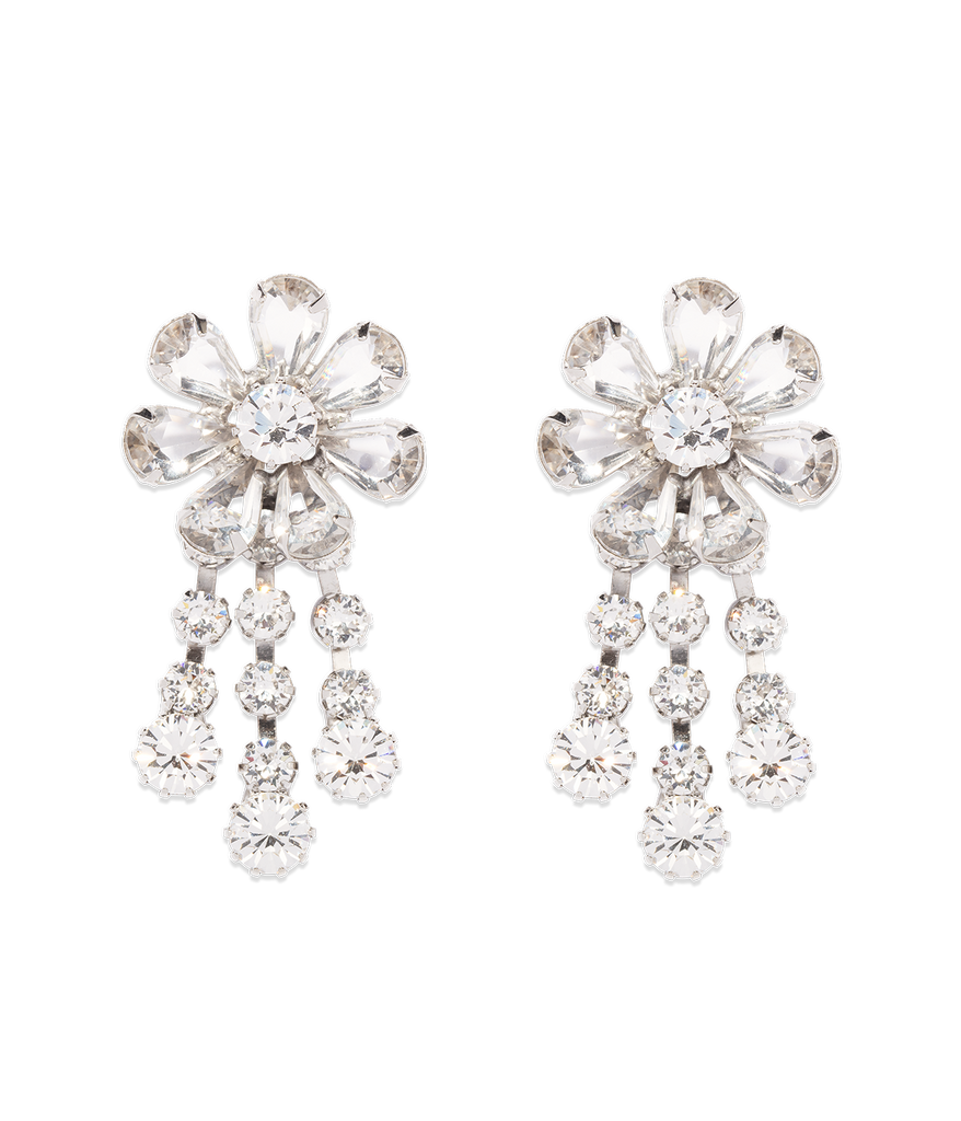 Frances Earrings in Crystal