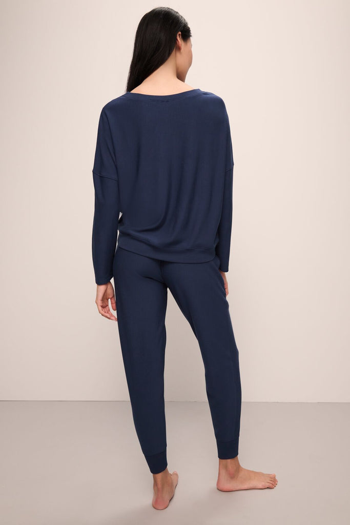 Softest Sweats Pullover In Navy