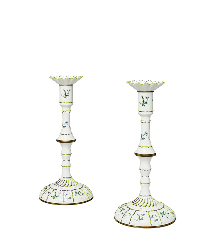 Jolie Fleur Candlestick, Set of 2