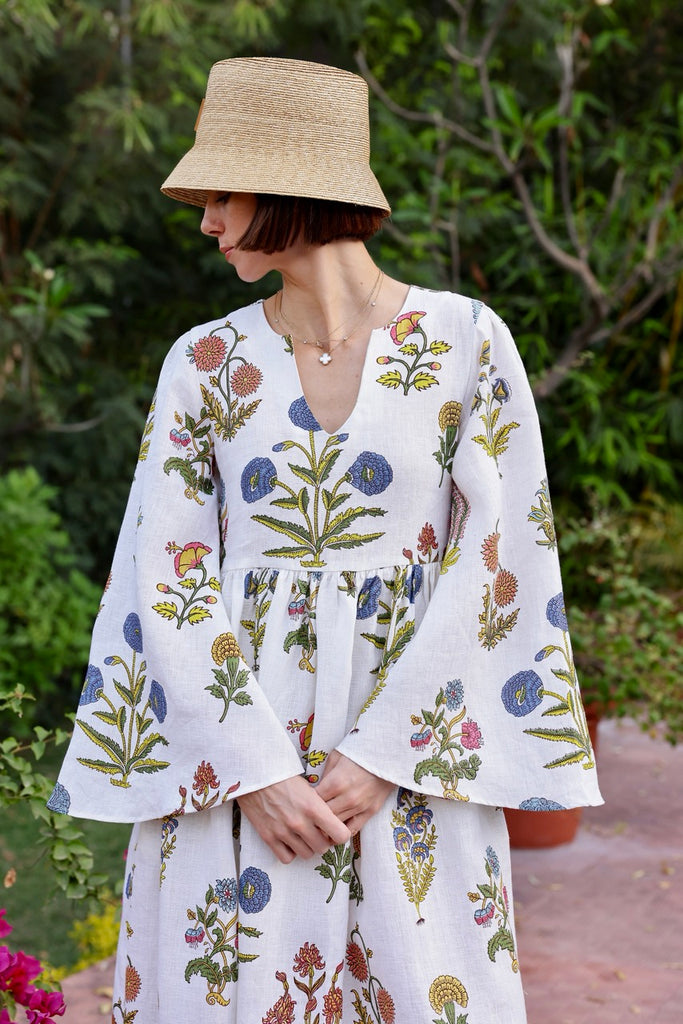 Lugano Maxi Dress in Botanical